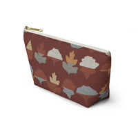 Frond Accessory Pouch w T-bottom in Red